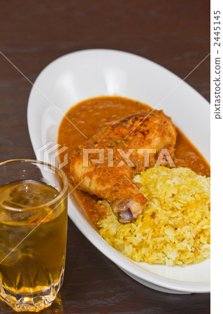 Chicken, cinnamon and nuts cooked rice curry "Dampu" Chicken, cinnamon and nuts cooked rice curry "Dampu" 2445145