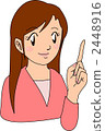 Pointing woman 2448916
