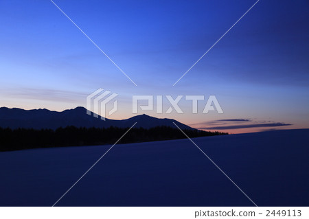 凍結的字段 白雪皚皚 雪景 2449113