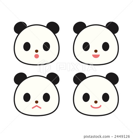 Panda facial expression collection Panda facial expression collection 2449126