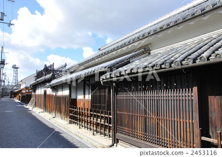 Teraiuchi cho, Machiya house eaves Teraiuchi cho, Machiya house eaves 2453116