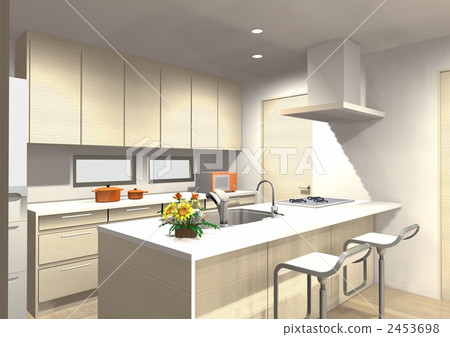 天然木紋廚房 2453698