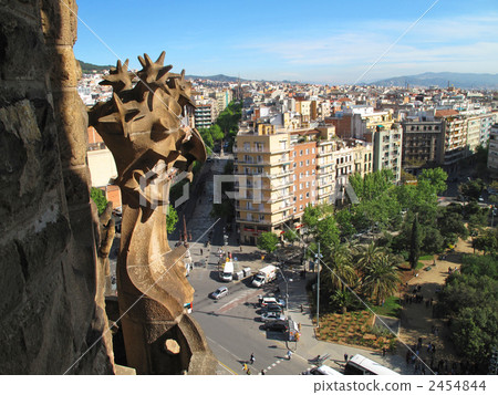 Streets from Sagrada Familia Streets from Sagrada Familia 2454844
