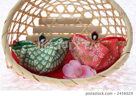 竹籃 女兒節用娃娃 布料 2456029