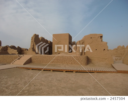 China Turfan Takashi Fortress Castle Pagoda Site 2457304