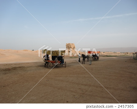 China Turpan Takasho Castle Donkey Carriage Carriage 2457305