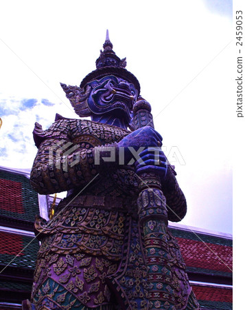 玉佛寺（翡翠寺）的“犛牛雕像”（曼谷/泰國） 2459053