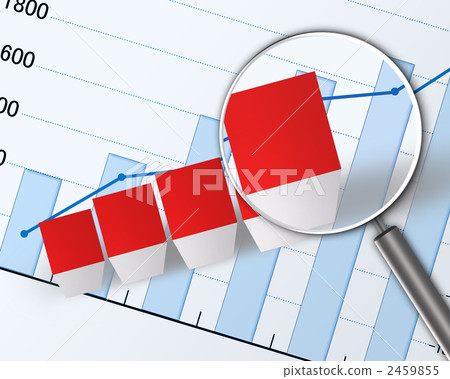 Business growth leap forward strong graph bar graph business background 2459855