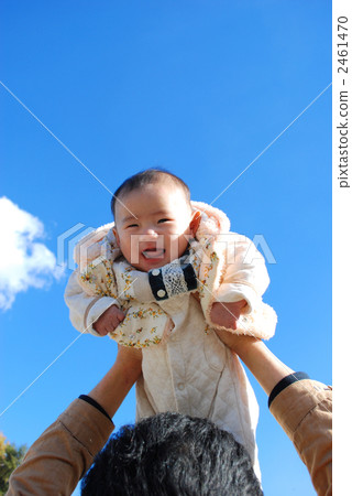 Blue sky and baby Blue sky and baby 2461470