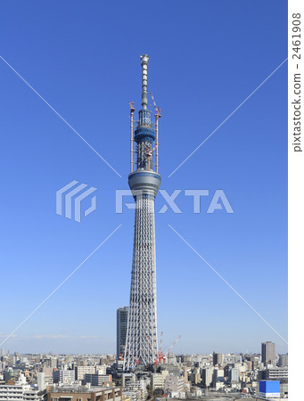 東京天空樹正在建設中_60米 東京天空樹正在建設中_60米 2461908