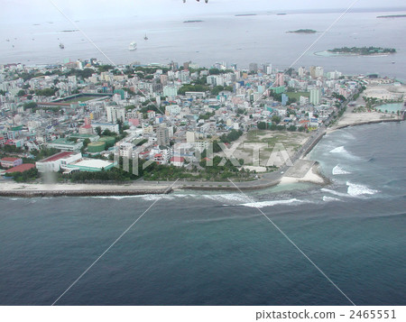馬爾代夫首都男性航空照片 馬爾代夫首都男性航空照片 2465551