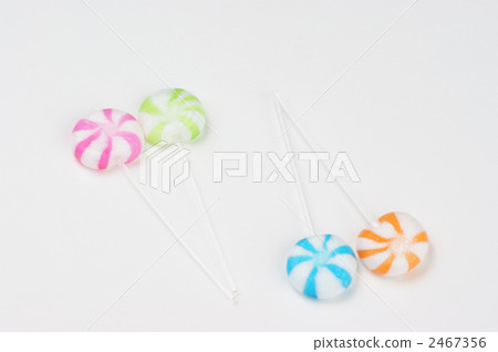 Candle with colorful stick 2467356