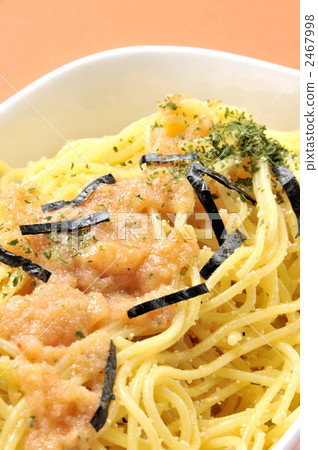 mentaiko spaghetti, food, foods 2467998