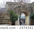Inside the castle gate of Sao Jorge 2474341