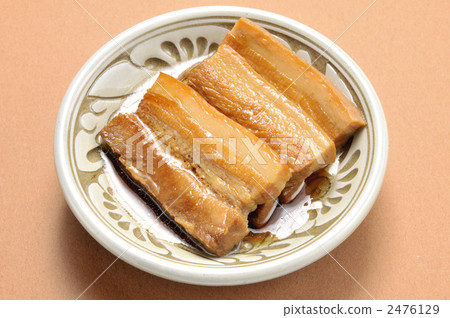 pork dishes, braised pork belly, boned rib 2476129