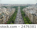 Avenue Champs-Elysees from Arc de Triomphe 2476381