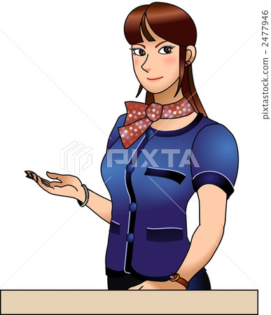 接待員·女性·信息 接待員·女性·信息 2477946