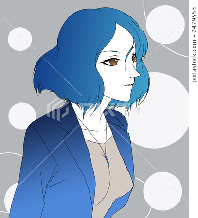 A woman with short hair 2479553