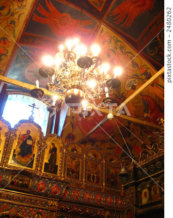 俄羅斯莫斯科Poclovsky大教堂聖巴西爾大教堂Iconostas 2480262