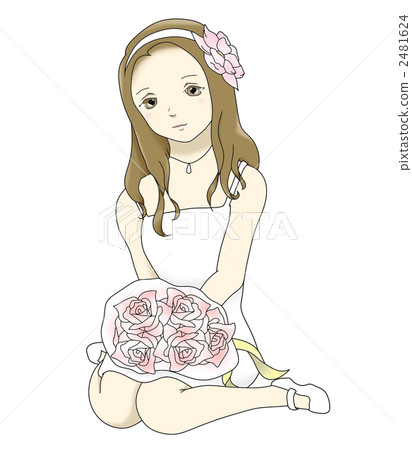 illustration, beautiful, pretty - Stock Illustration [2481624] - PIXTA