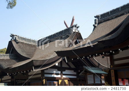 Roof of Sumiyoshi Taisha Main Hall 2481730
