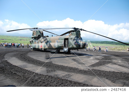 Ground Self Defense Force Large Helicopter "Chinook" (Higashi Fuji Exercise Area Hataoka Area / Shizuoka Prefecture Gotemba City) Ground Self Defense Force Large Helicopter "Chinook" (Higashi Fuji Exercise Area Hataoka Area / Shizuoka Prefecture Gotemba City) 2487416