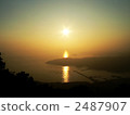 在Oshika半島的日落 2487907