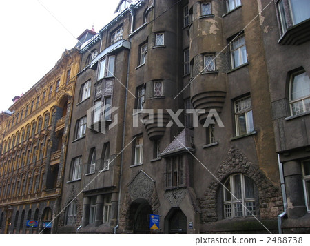 Latvian Riga Jugendstil Architecture group Alberta Latvian Riga Jugendstil Architecture group Alberta 2488738