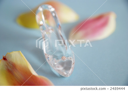 Glass shoes and petals 2489444