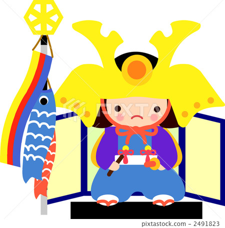 男孩的節日娃娃 武士頭盔 五月五日節 2491823