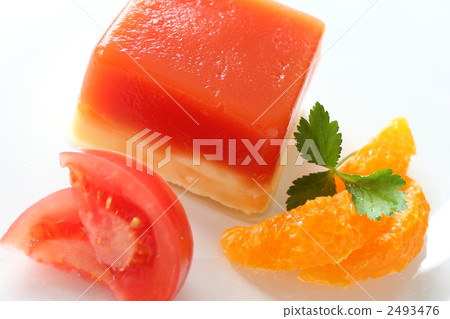 Tomato and orange fruit jelly terrine terrine type jelly Tomato and orange fruit jelly terrine terrine type jelly 2493476