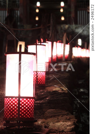 Arashiyama flower lamp lantern row 2496172
