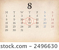 calendar, august, 2011 2496630