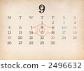 calendar, september, western paper 2496632