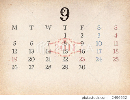 calendar, september, western paper 2496632