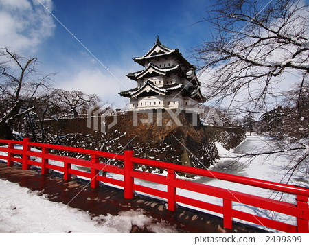 弘前城堡的雪 2499899