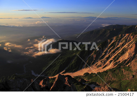 Hakuba Daisetsukike in the morning glow 2500417