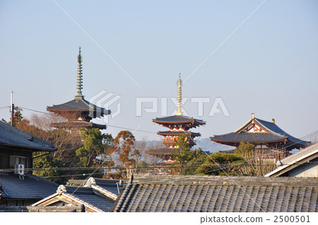 橫跨屋頂的藥師寺 2500501