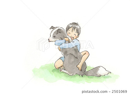 A friend and a dog and a child 2501069