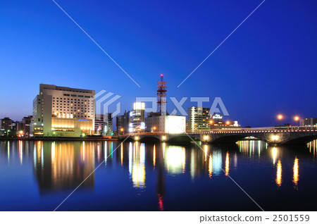 Nakajyo Bridge Night view 2501559