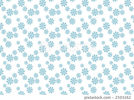 Flower pattern background (blue) 2503262