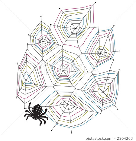 Spider web and spider Spider web and spider 2504263
