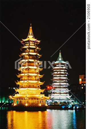 桂林·濱江泉湖夜遊 2506908