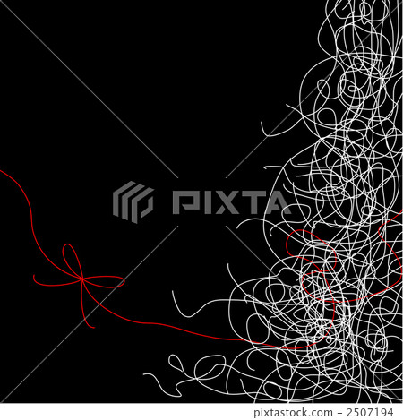 紅線 線絲 繩子 2507194