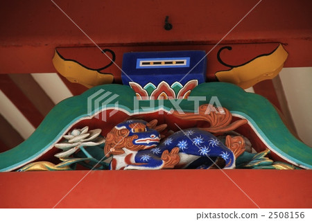 Kanyo Toshogu Shrine's main lord carving Kanyo Toshogu Shrine's main lord carving 2508156