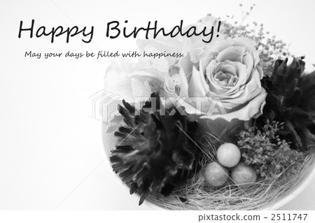 生日消息黑色和白色 生日消息黑色和白色 2511747