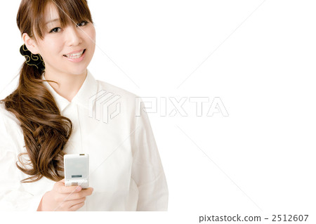 Female employee and e-mail 2512607