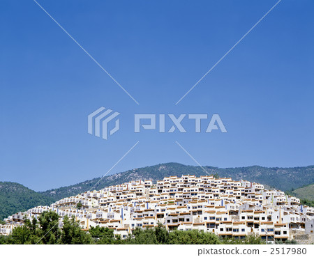 愛琴海地區的一個白色村莊 2517980