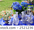Hydrangea garden glass bottle 2521236