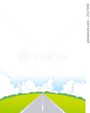 paved road, road, straight path 2527048
